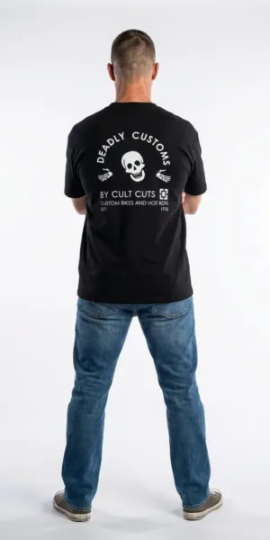 Tshirt Deadly Customs Bones by Cult Cuts